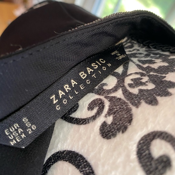 Zara two layer blouse in black Size S - Picture 4 of 6